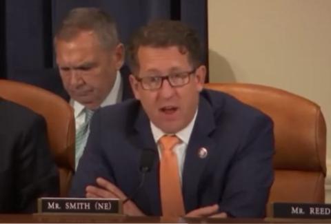 Rep. Smith speaks at a Ways and Means Committee hearing about economic opportunity.